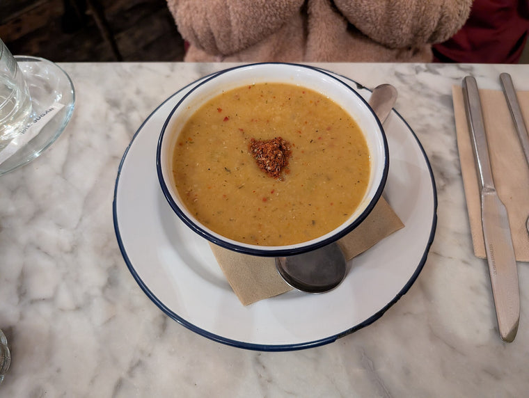homemade lentil soup - lavash 2025-02-10