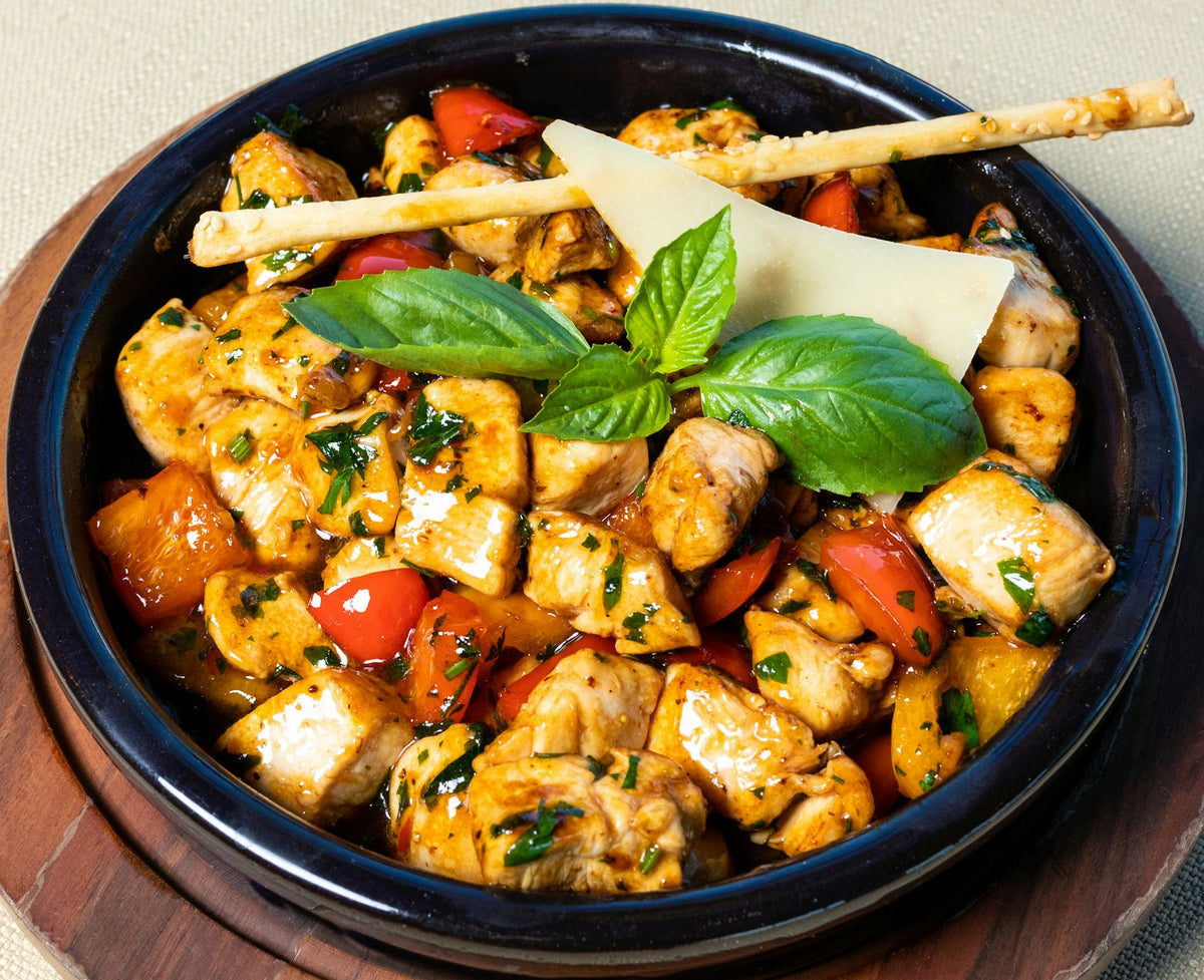 Thai basil chicken with rice